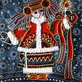 Різдвяний живопис на шклі. Наталія та Роман Юсипчуки